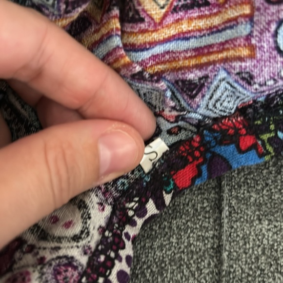 Patch patterned cloth overalls size small - Picture 9 of 10